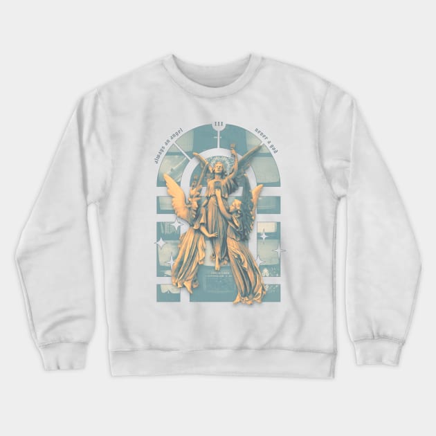 always an angel - boygenius (III) (front & back) Crewneck Sweatshirt by mikakosmos